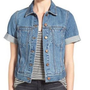 Madewell Short Sleeve Denim Jacket